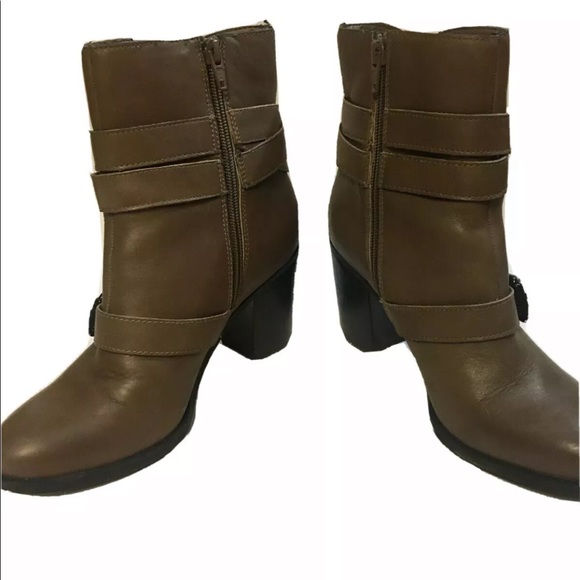 Naturalizer Karlie Women’s Leather Mid Calf Boots - Picture 3 of 8